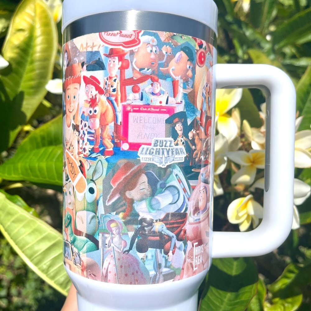 Walt Disney Toy Story Woody Buzz Brand new 40 oz double wall stainless tumbler f - Picture 8 of 8